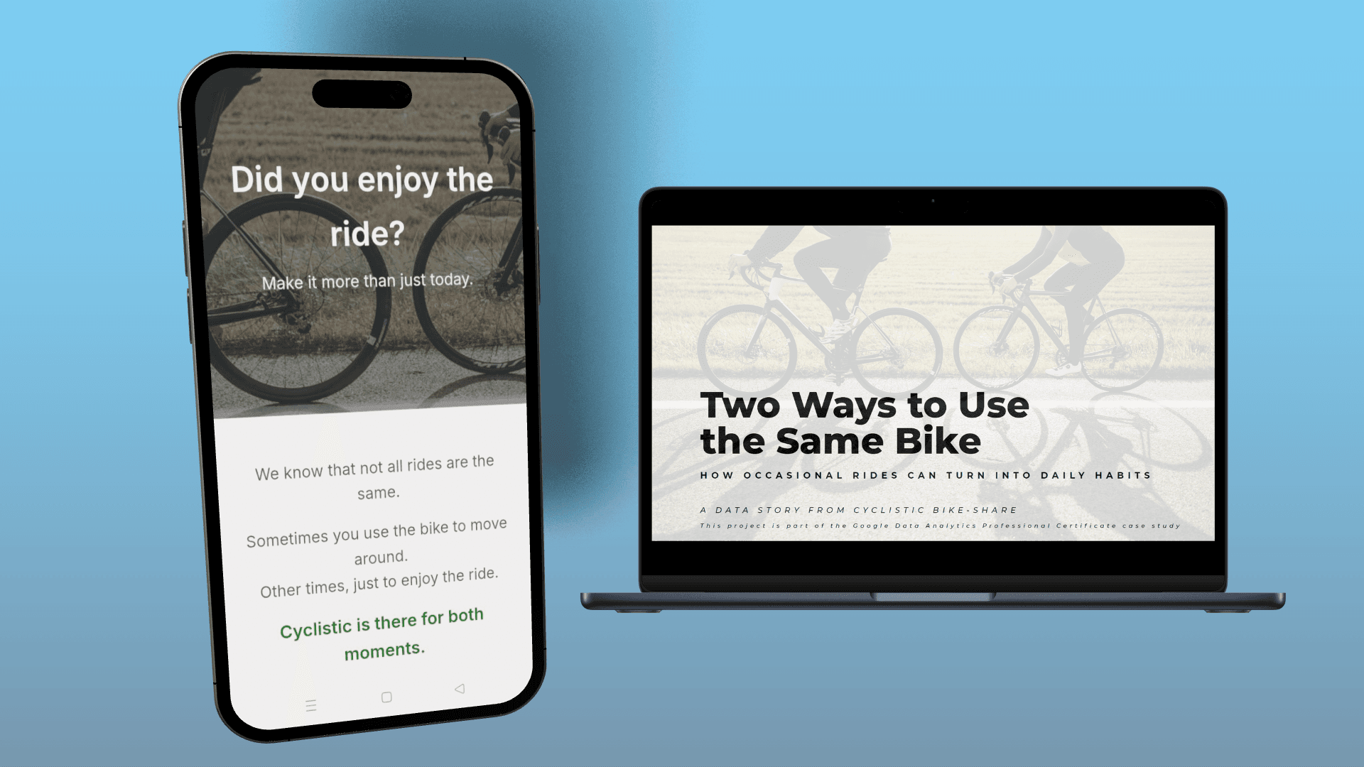 Two Ways to Use a Bike - Case Study