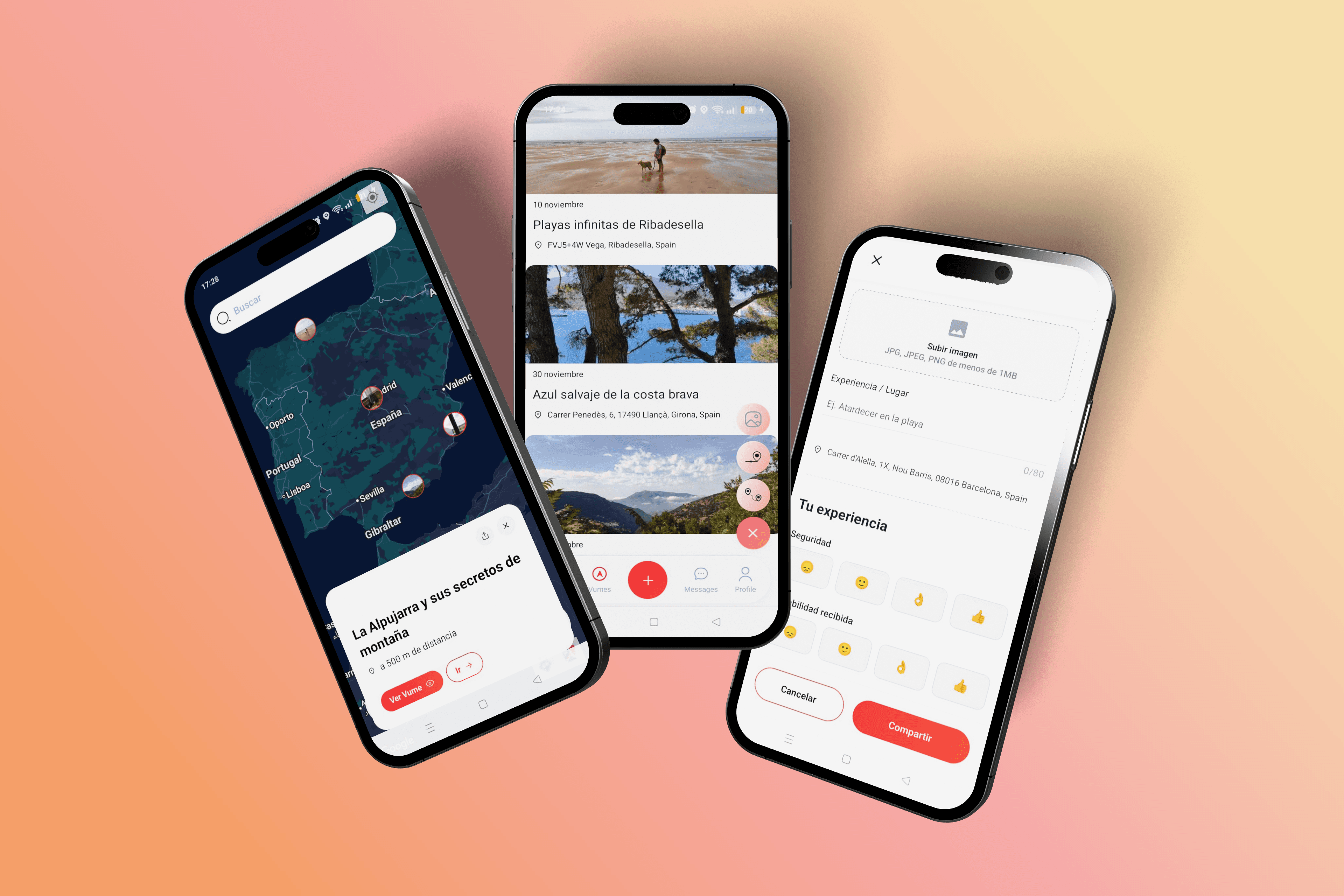 MVP en React Native para comunidad de mujeres viajeras